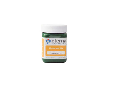 PINTURA ETERNA TELA x250 ML. 67 VERDE INGLES