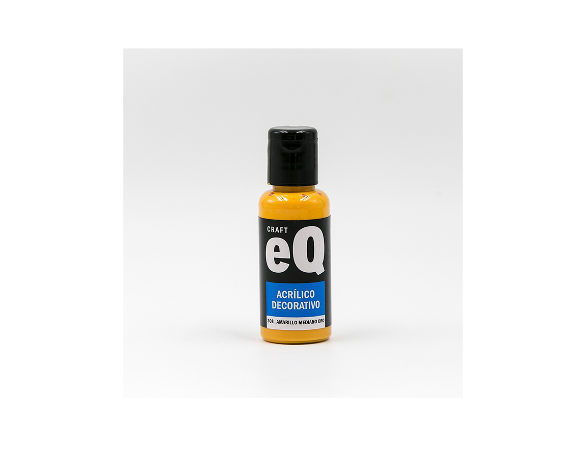 ACRILICO EQARTE 308 x 50 ML AMARILLO MED ORO