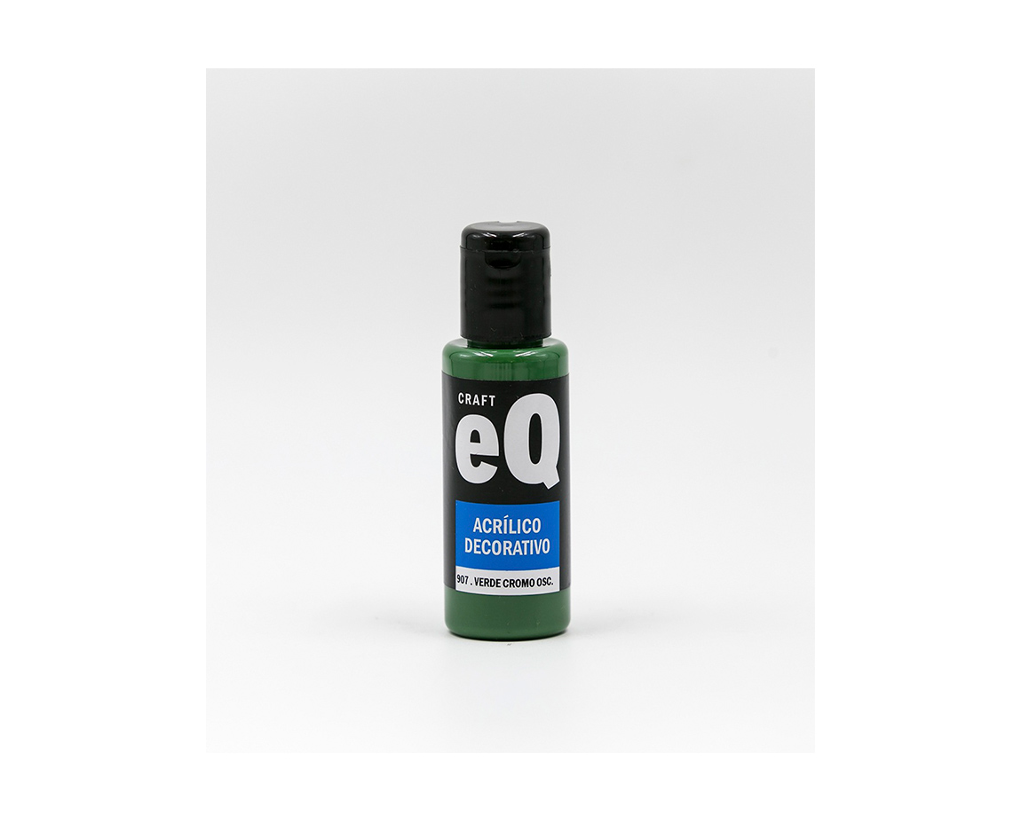 ACRILICO EQARTE 907 x 50 ML VERDE CROMO OSC