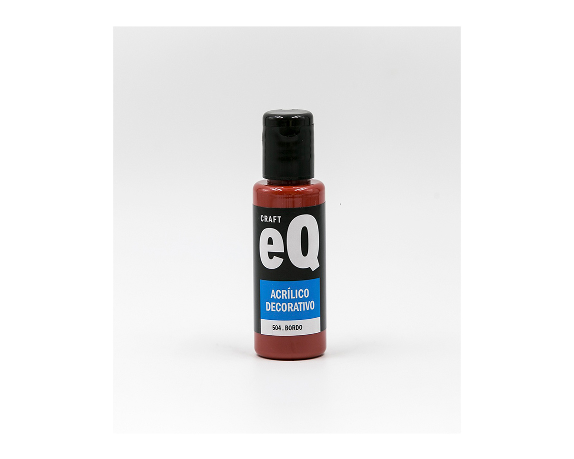 ACRILICO EQARTE 504 x 50 ML BORDO
