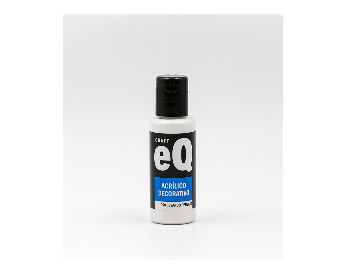 ACRILICO EQARTE 050 x 50 ML BLANCO PERLADO