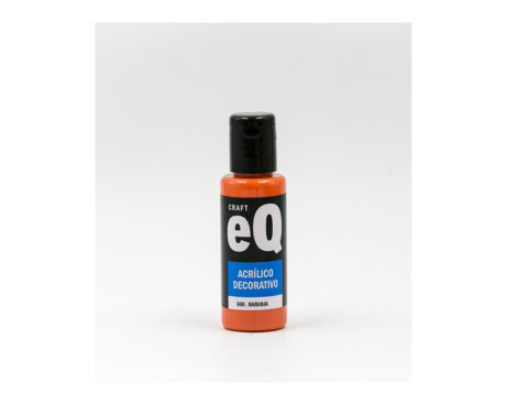 ACRILICO EQARTE 600 x 50 ML NARANJA