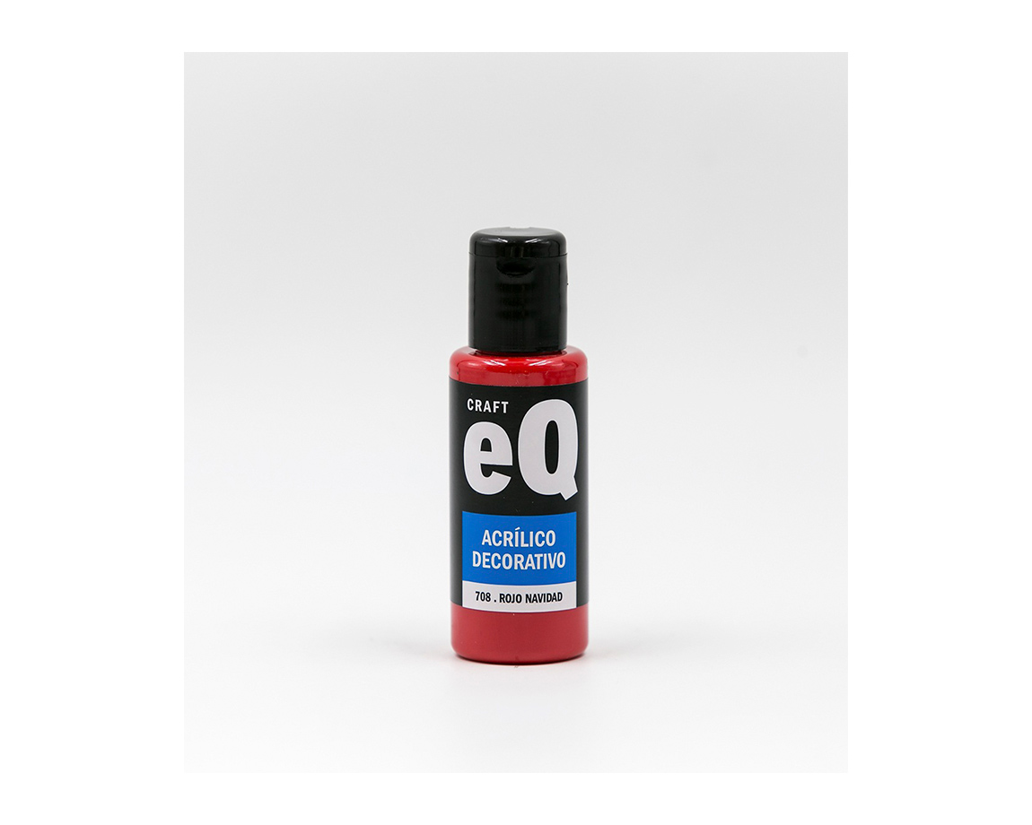 ACRILICO EQARTE 708 x 50 ML ROJO NAVIDAD
