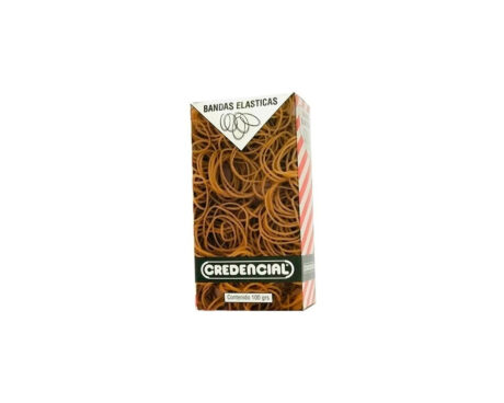 BANDA ELASTICA CREDENCIAL x 100 GRS LATEX CAJA
