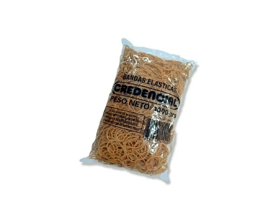 BANDA ELASTICA CREDENCIAL x1000 GRS LATEX CAJA