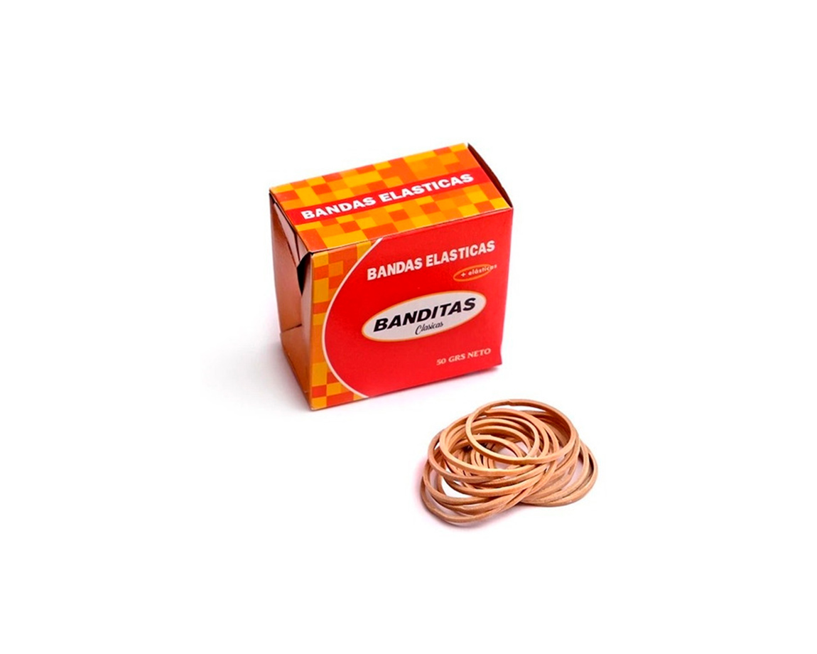 BANDA ELASTICA BANDITAS x  50 GRS CAJA DIAM 40