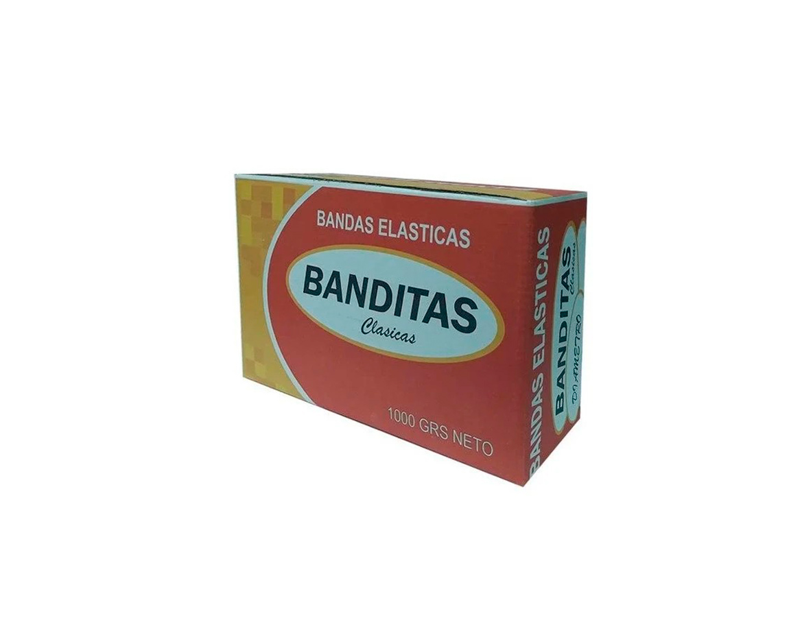 BANDA ELASTICA BANDITAS x1000 GRS CAJA DIAM 40