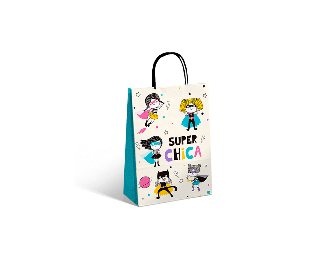 BOLSA REGALO ROMI SUPER CHICA 22x30