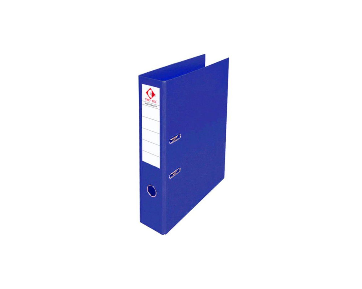 BIBLIORATO THE PEL PVC A4 AZUL -1201-