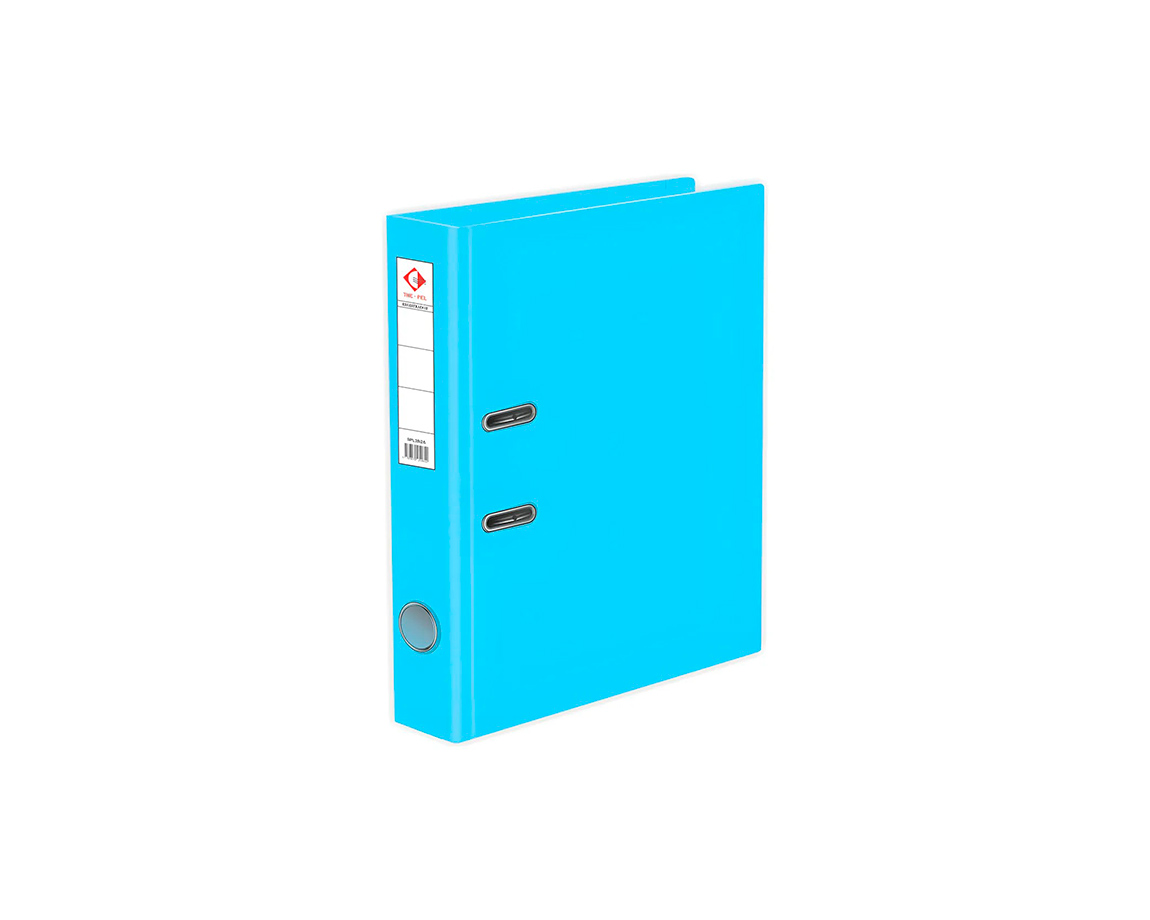 BIBLIORATO THE PEL PVC A4 CELESTE