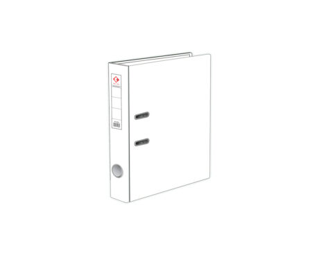 BIBLIORATO THE PEL PVC A4 BLANCO