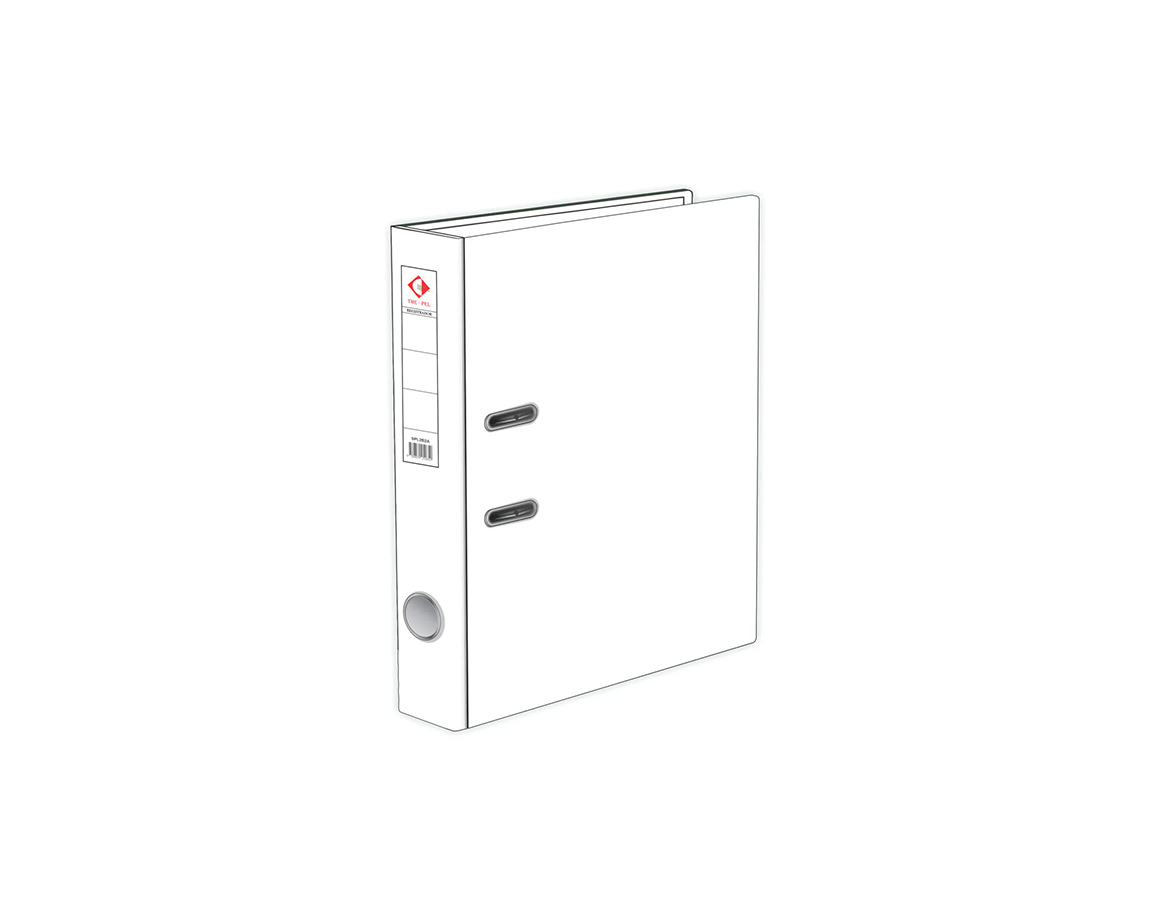 BIBLIORATO THE PEL PVC A4 BLANCO