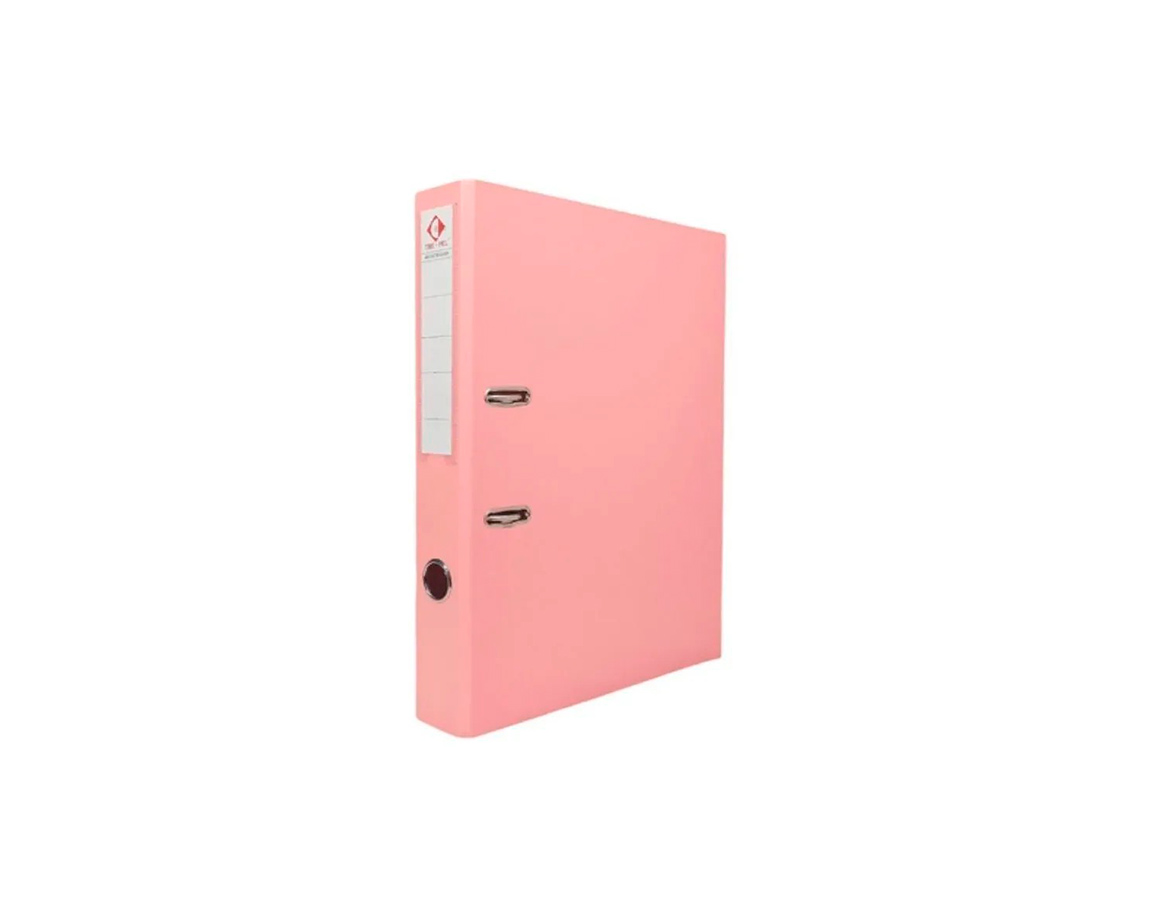 BIBLIORATO THE PEL PVC A4 PASTEL SALMON