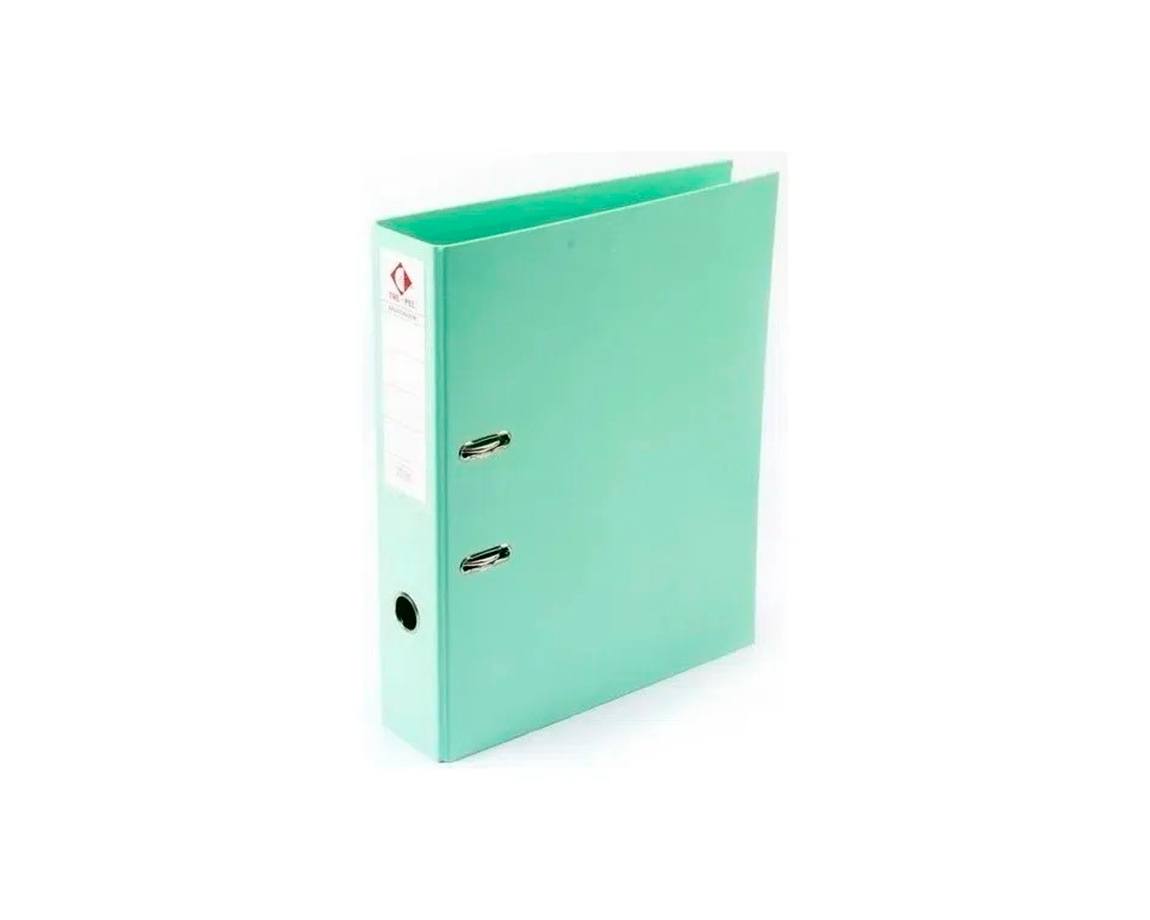 BIBLIORATO THE PEL PVC OF PASTEL VERDE