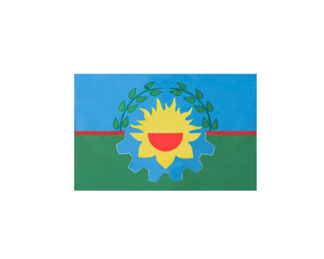 BANDERA MILENIO CJBA 4024 CEREMONIA BS AS JARDIN