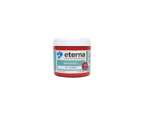 BASE ACRILICA ETERNA 28 CARMIN 200 ML