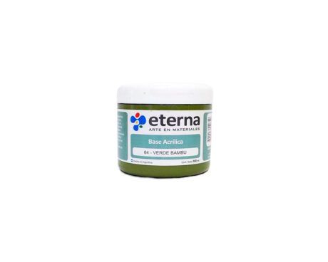 BASE ACRILICA ETERNA 64 VERDE BAMBU 200 ML