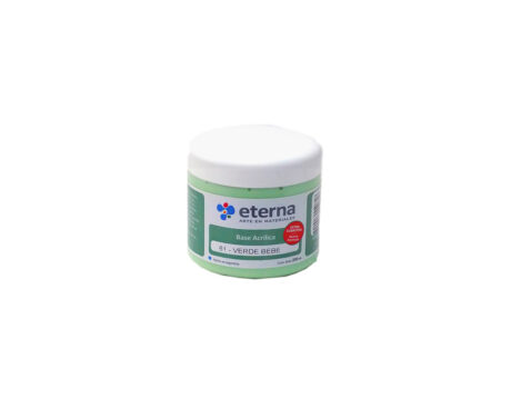 BASE ACRILICA ETERNA 61 VERDE BEBE 200 ML