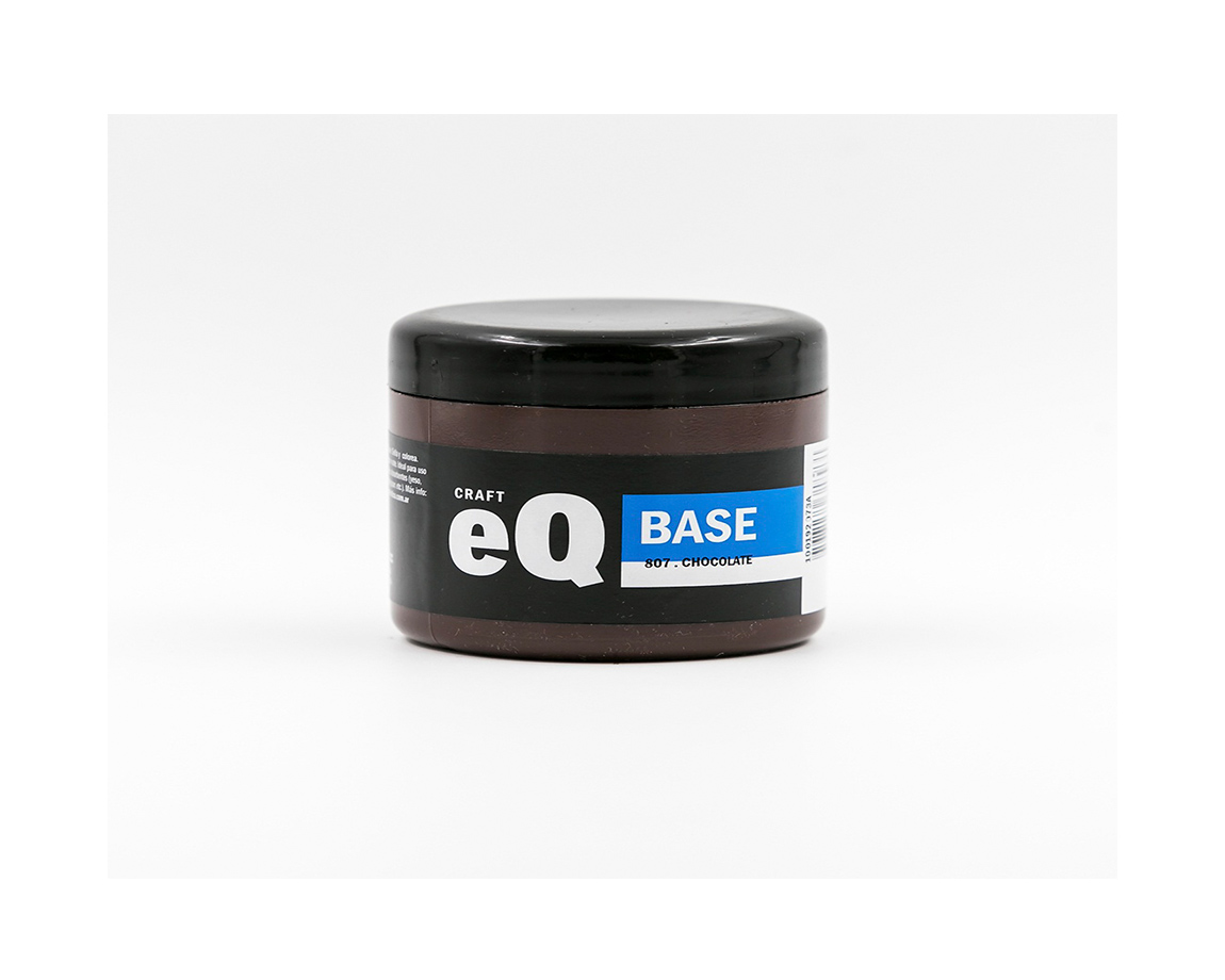 BASE ACRILICA EQARTE x 200CC 807 CHOCOLATE