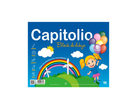 BLOCK CAPITOLIO DIBUJO COLOR 6351 Nro 5 x 25 H. L