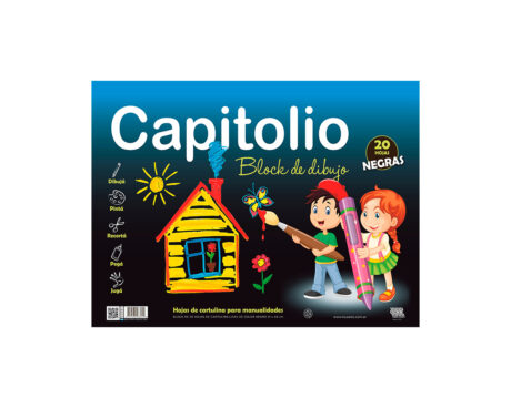 BLOCK CAPITOLIO DIBUJO NEGRO 6369 Nro 6 x 20 H.