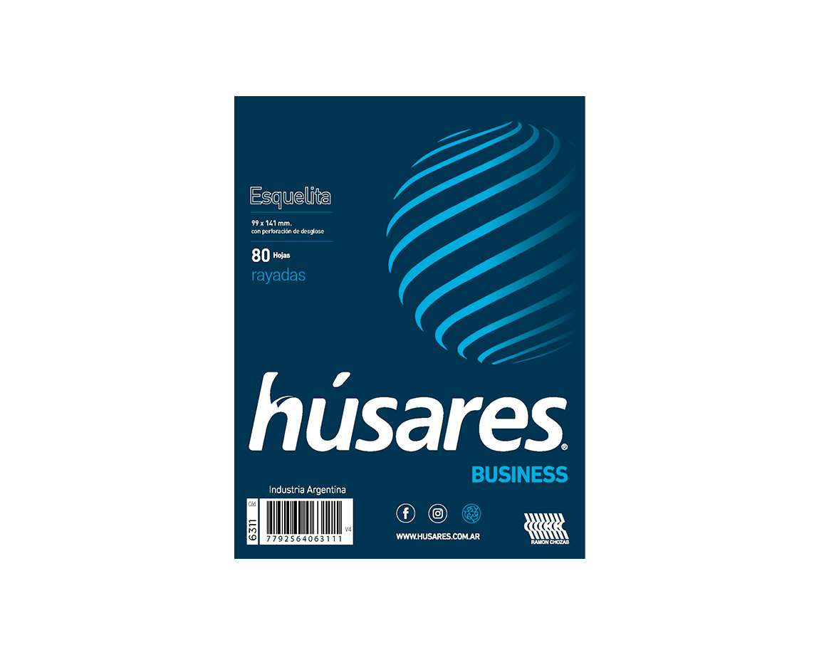 BLOCK HUSARES 6311 BUSINESS ESQUELITA 80 H =
