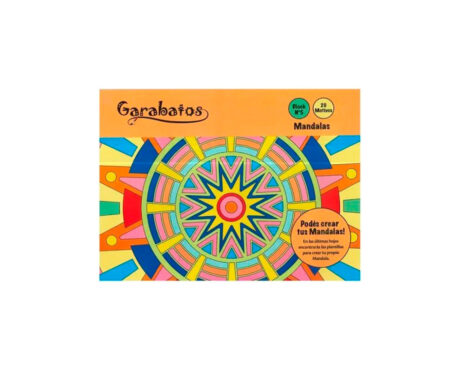 BLOCK GARABATOS x 20 HOJAS MANDALAS