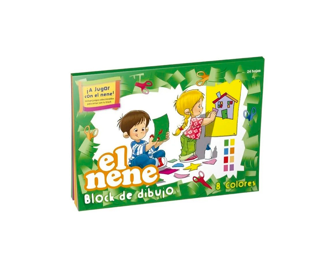BLOCK EL NENE Nro 5 COLOR P/DIBUJO 24 H. L
