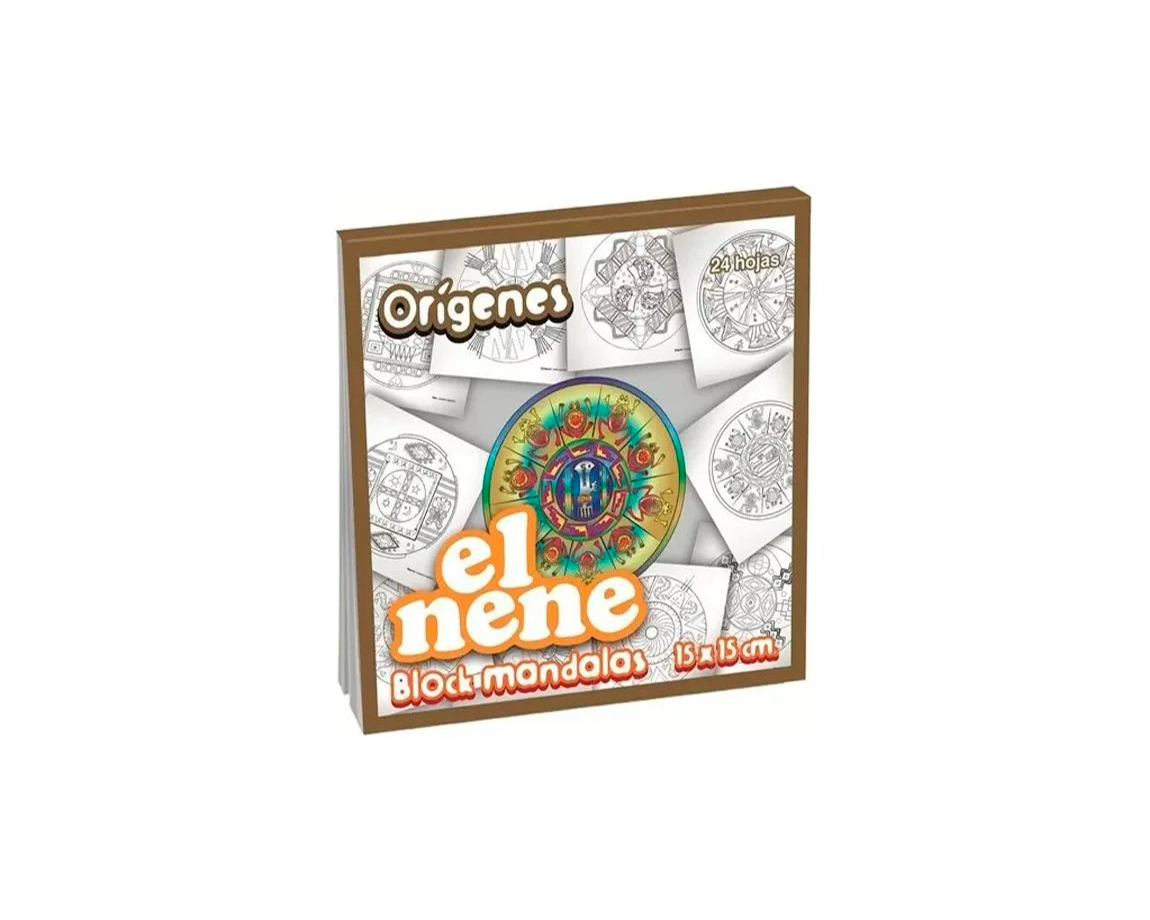 BLOCK EL NENE 15x15CM MANDALAS ORIGENES