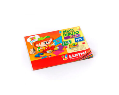 BLOCK LUMA Nro 5 COLOR P/DIBUJO