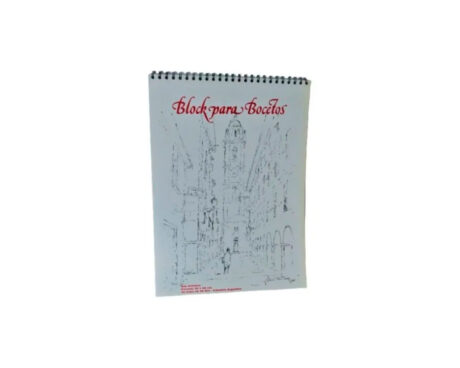 BLOCK RAB BOCETO  90 GS 32x44 C/ESP 40 H. L -2067esp-