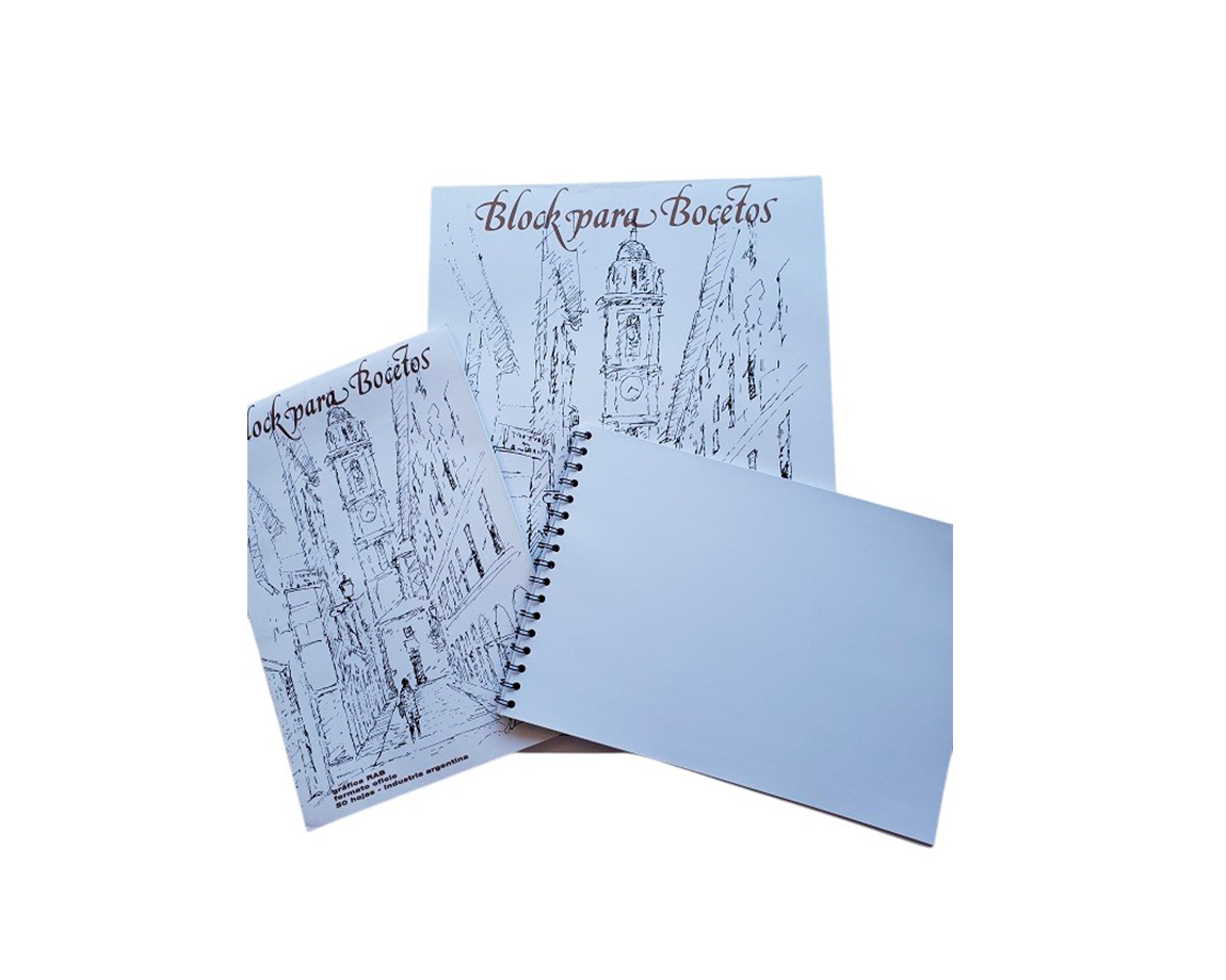 BLOCK RAB BOCETO 130 GS 25x35 C/ESP 28 H. L VINCENT