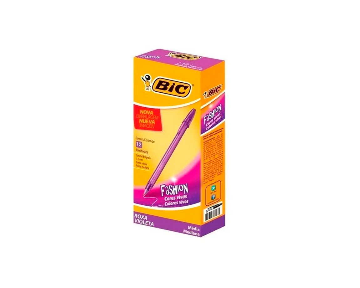 BOLIGRAFO BIC FASHION ROSA