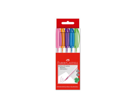 BOLIGRAFO FABER TRILUX COLORS BLISTER x 5 U.