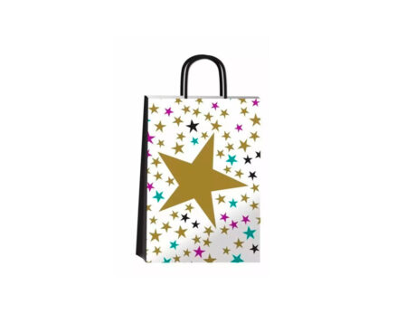 BOLSA REGALO ROMI GOLD STARS 14x20 x UNID.