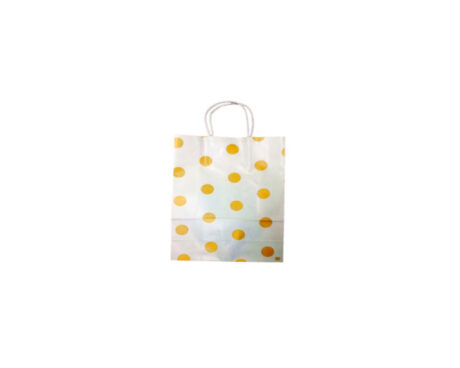 BOLSA REGALO ROMI GOLDEN DOTS 14x20 xUND.
