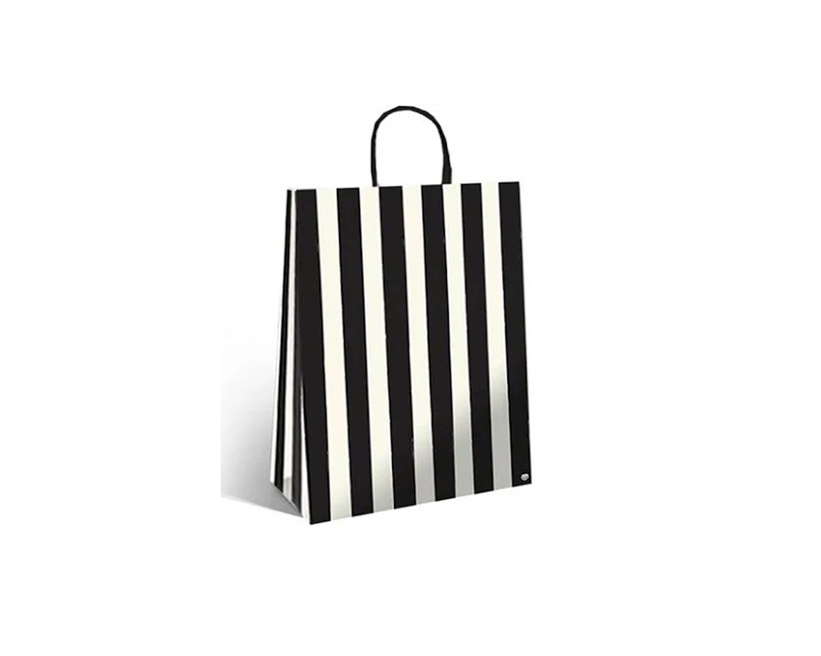 BOLSA REGALO ROMI ESTILO BARRAS 22x30 xUND.