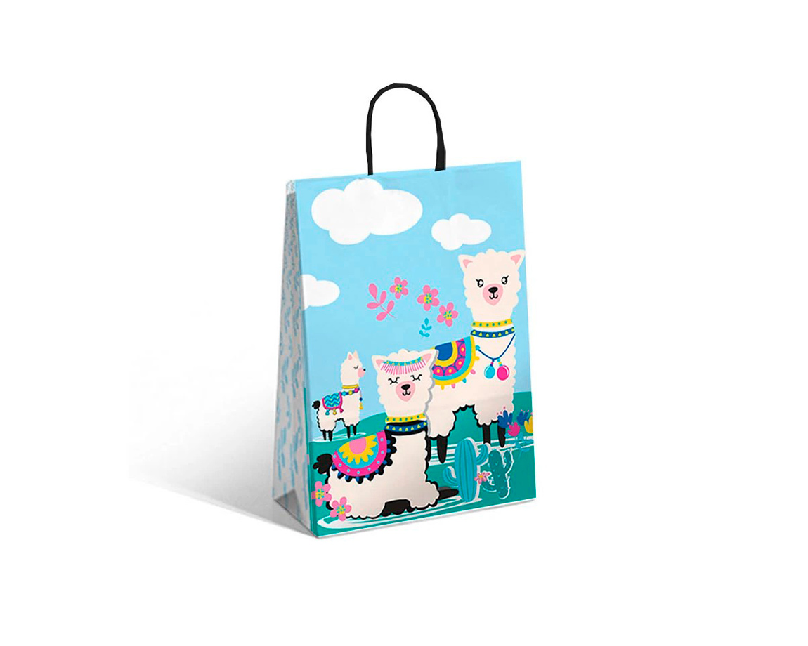 BOLSA REGALO ROMI LLAMAS 22x30 xU