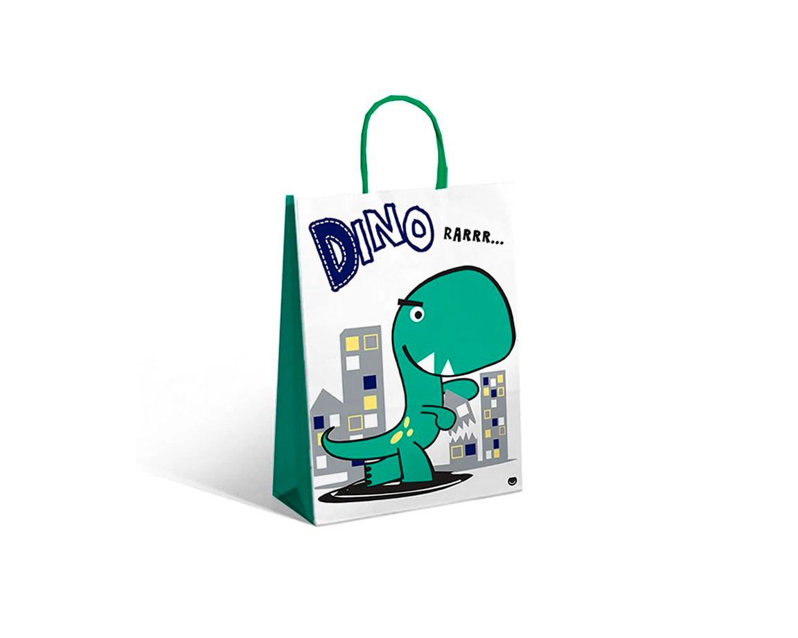 BOLSA REGALO ROMI DINO 22x30 xUND.