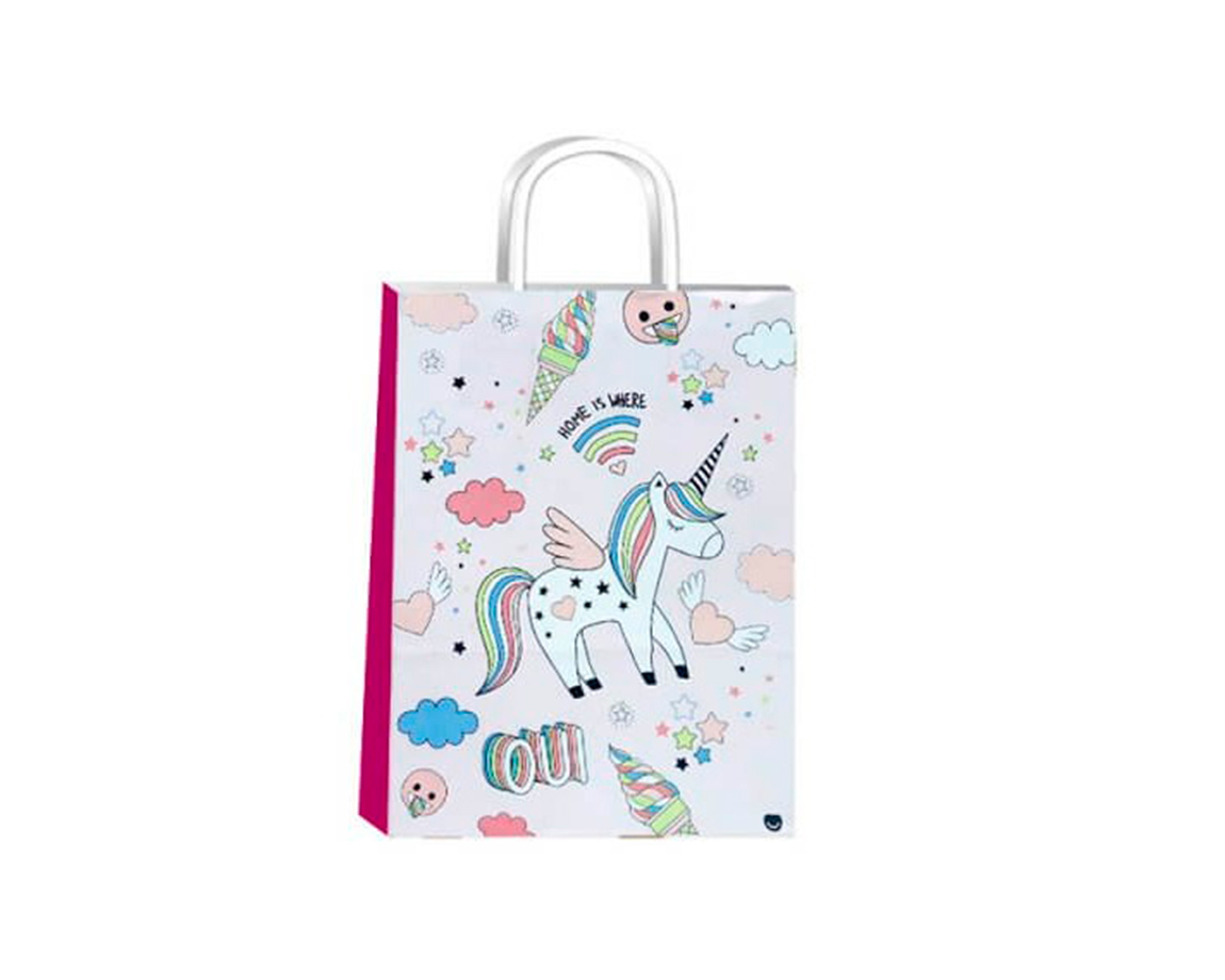 BOLSA REGALO ROMI UNICORN 22x30 xUND.
