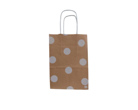 BOLSA REGALO ROMI WHITE DOTS 14x20 xU