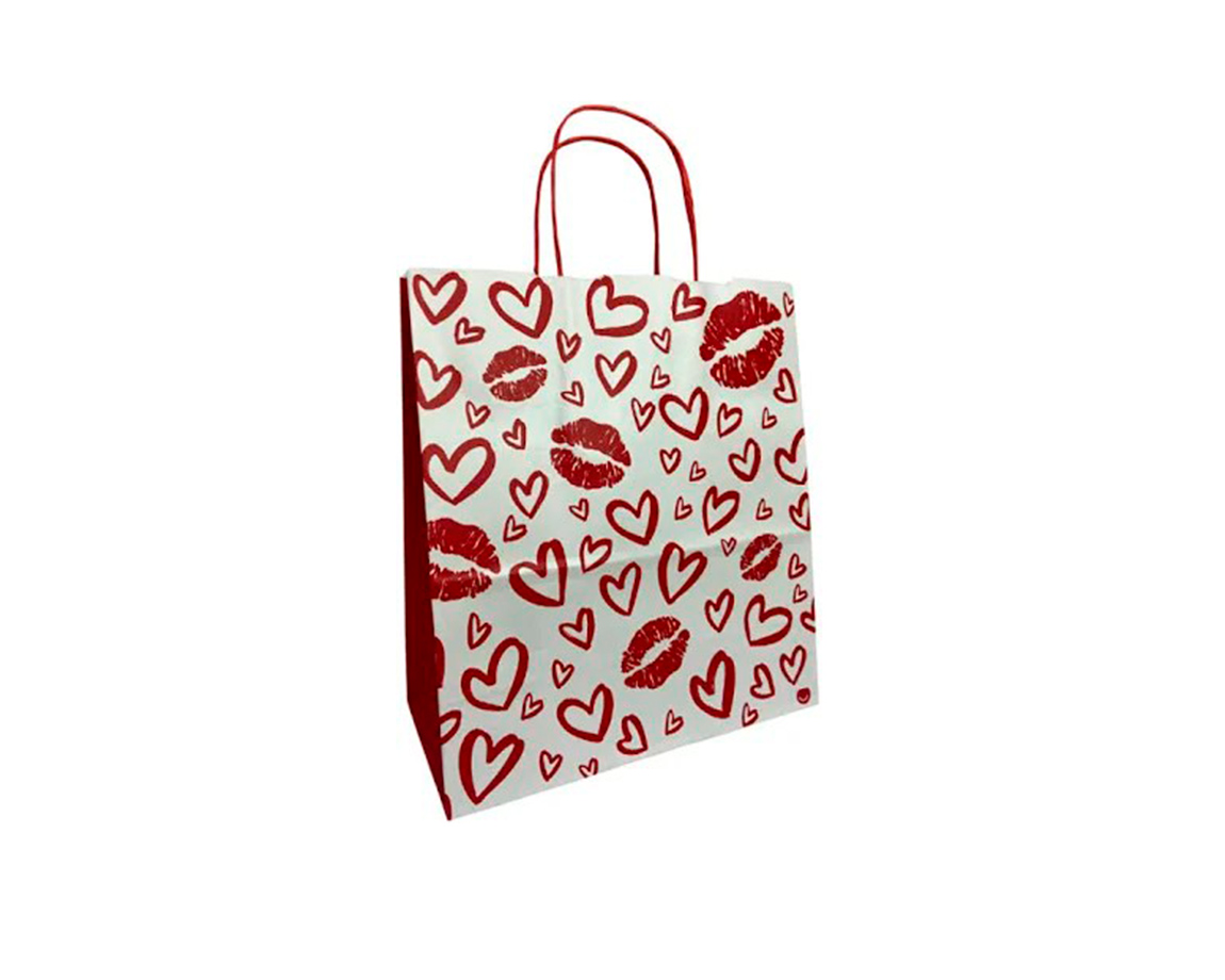 BOLSA REGALO ROMI KISSES 22x24 x UNID.