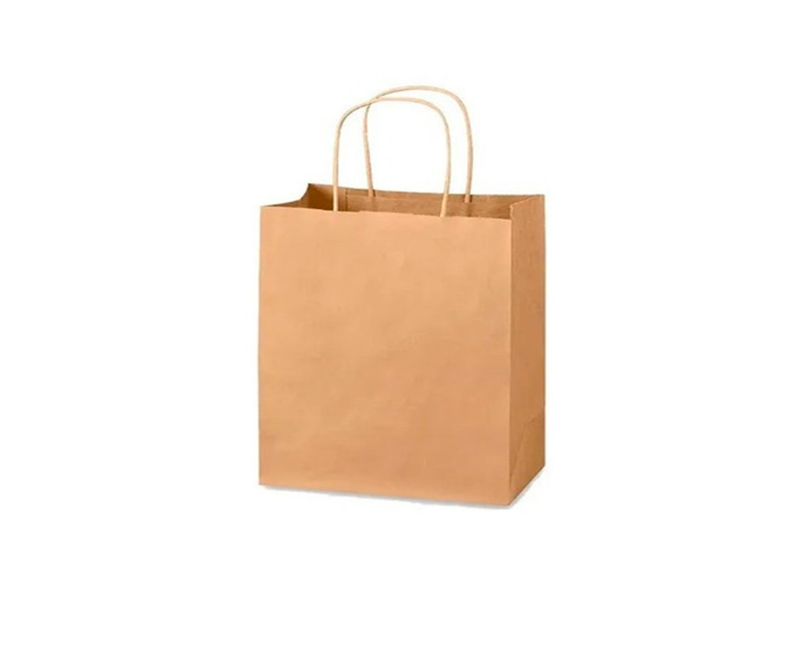 BOLSA GP KRAFT KP4 260x125x360 ME NATURAL 125 G.