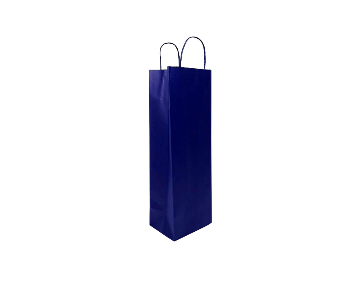 BOLSA GP KRAFT KP 12x10x38 BOTELLA AZUL