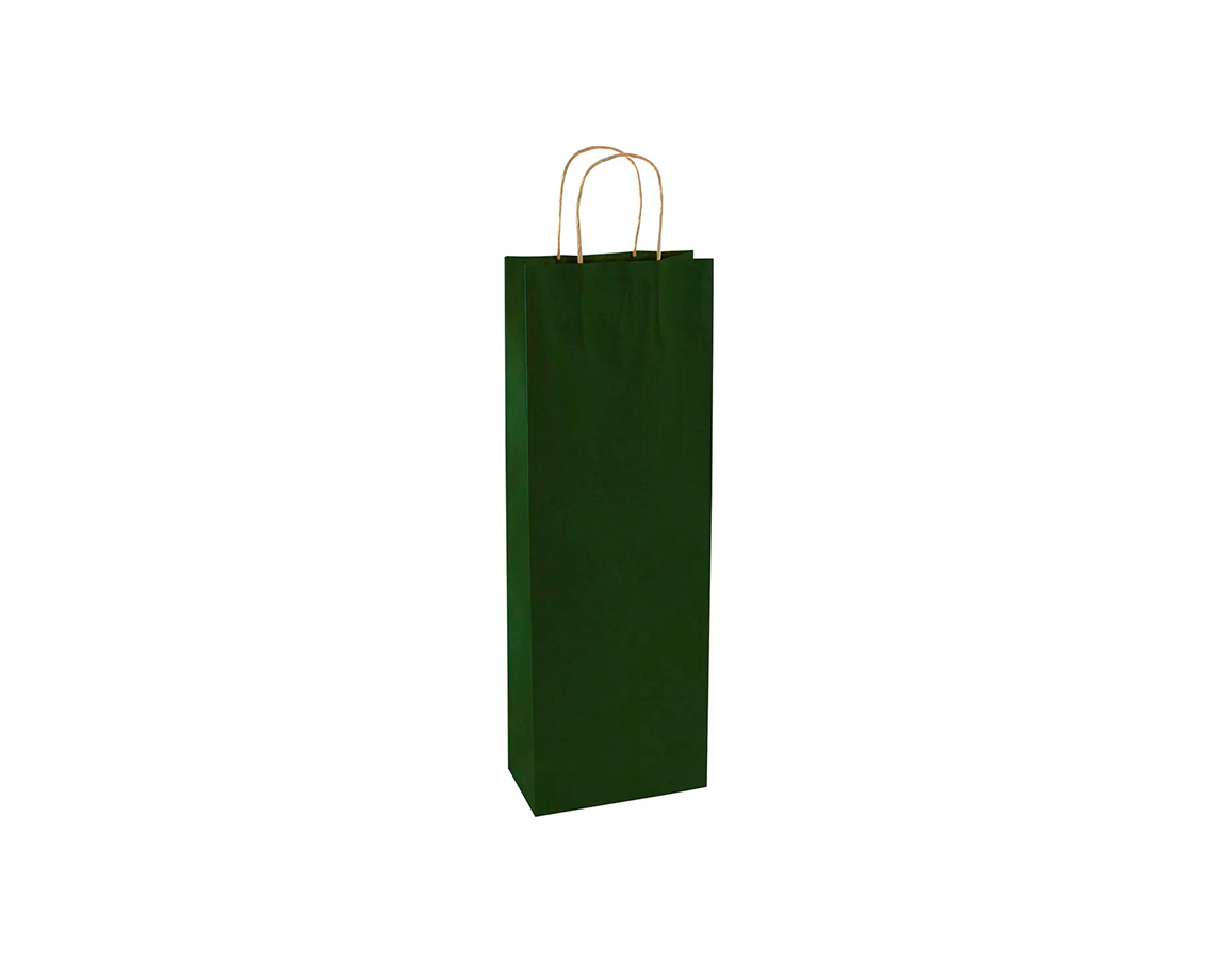 BOLSA GP KRAFT KP 12x10x38 BOTELLA VERDE