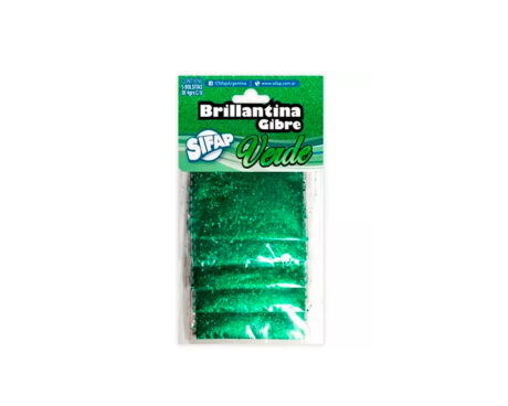 BRILLANTINA SIFAP GIBRE METAL x 5 U. BOLSITA VERDE