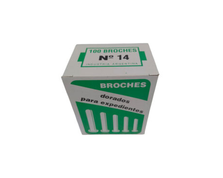 BROCHES DORADOS C.SUPER 14 DE 80MM