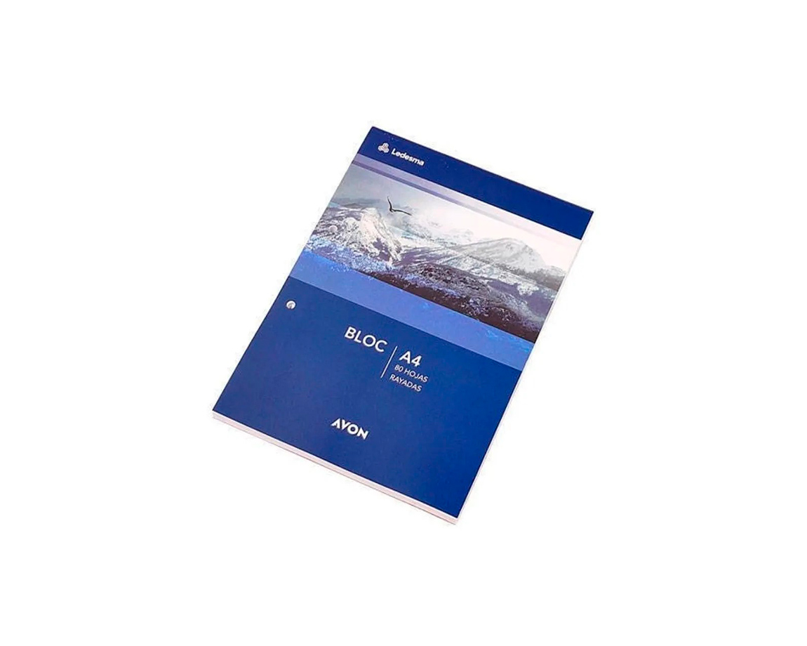 BLOCK AVON A4 EMBLOCADO x80 H  =