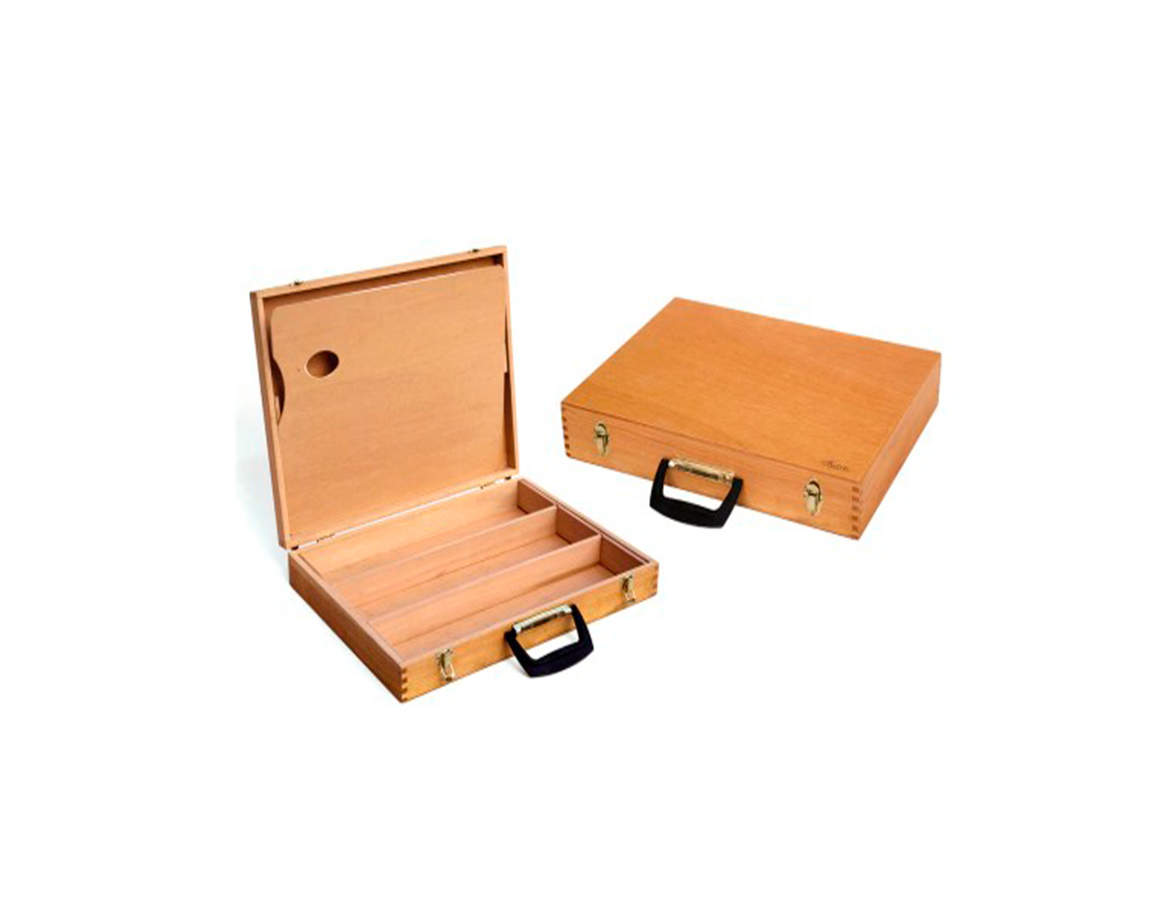 VALIJA DE PINTOR FIME MADERA LUSTRADA