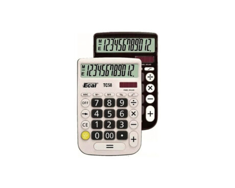 CALCULADORAS ECAL TC58 12 DIG MED.